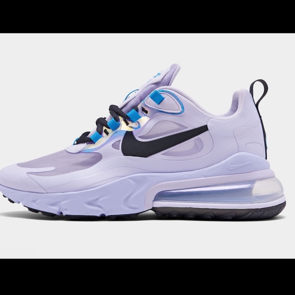 Nike Air Max 270 React Amethyst Tint Off Noir Blue Hero Women's